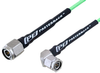 TNC Male to TNC Male Right Angle Low Loss Cable 50 CM Length Using PE-P160LL Coax - PE3C5252-50CM - Pasternack