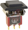 Switch, PNL-MNT, Pushbutton, 6A@120VAC OR 28VDC;3A@250VAC, SPDT, ON-MOM. - 70128380 - Allied Electronics, Inc.