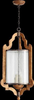 6963-4-23 Foyer/Hall Lanterns-Glass w/Frame - 304675 - Capital Lighting, Inc.