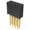 Connectors, Interconnects - Rectangular Connectors - Headers, Receptacles, Female Sockets - 1289369-SSQ-104-03-G-D - Win Source Electronics