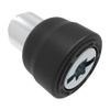 Captive Screw, 6-32 Thread, Flare-in, TORX®/Slot Combination, Smooth Black Knob - 47-10-266-51 - Southco