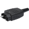 IEC Plug 400 VDC, Rewireable, Straight, max. Cable Diameter 9.2 mm -- GP21 - Image