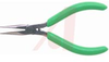 5 IN. DIAGONAL THIN LONG NOSE PLIERS WITH GREEN CUSHION GRIPS - 70222573 - Allied Electronics, Inc.