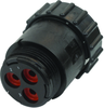 Circular Connector Plug Size 17, 3 Position Free Hanging; Product Range Amp - Te Connectivity - 19H3630 - Newark, An Avnet Company