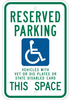Handicapped Sign - 91386 - Brady Corporation