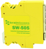 Industrial Compact Ethernet 5 Port Switch DIN Rail Mountable - SW-505 - Brainboxes Limited