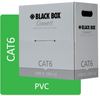 1000-ft. CAT6 250-MHz Solid Bulk Cable UTP CM Green - C6-CM-SLD-GN - Black Box