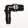 Elbow Connector, Barbed, Black - N4E831 - Qosina Corp.