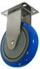 Stainless Rigid Caster Polyurethane Wheel - Model 3A - SS-3ABP5-R - Caster City, Inc.