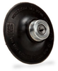 3M Roloc 45091 Hard Black Roloc Disc Pad - 3 in DIA - 1/4 - 20 Internal Thread Attachment - 051144-45091 - R. S. Hughes Company, Inc.