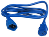 3ft IEC C14 to C13 Power Extension Cord 10Amp 250V 18/3 AWG SJT -- P7ME250-03 - Image