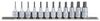 DRIVE BIT SET - HW-9412S - Proto® Industrial Tools