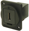 Usb Adapter, Type C Rcpt-Rcpt/plain Hole; Usb Connector Convert From Cliff Electronic Components - 66AH5412 - Newark, An Avnet Company