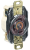 Receptacle; 30 A; 125/250 VAC; Black; Brass; Bronze; Brass; Bronze; Nylon (Top) - 70116438 - Allied Electronics, Inc.