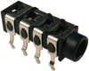 Phone Audio Jack, 3.5Mm, 4Pos, Pcb; No. Of Contacts Cliff Electronic Components - 69W8910 - Newark, An Avnet Company