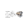 14mm Bore, Three Piece Friction Grip Locking Hub Bushing - S21AMYM143528 - Stock Drive Products & Sterling Instrument - SDP/SI