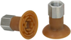 Flat suction cup (round) for careful gripping of paper, plastic film, etc. SGPN 35 NK-40 G1/4-IG - 10.01.01.00792 - Schmalz Inc.