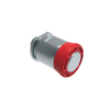 Spring Loaded Plunger, Thread-in, Miniature Size, Without hold-open feature, Steel, Red Knob - 56-130-013 - Southco