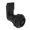 Quarter-Turn Cam Latch, 8 mm Triangle, 24mm  Grip, Sealed, Nylon, Black - E5-4-033-241 - Southco