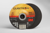 3M Cubitron II COW Ceramic Aluminum Oxide Cutoff Wheel - Type 27 (Depressed Center) - 36 Grit Very Coarse Grade - 6 in Diameter - 7/8 in Center Hole - Thickness 0.045 in - 66541 -- 051115-66541 - Image