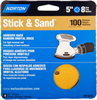 Norton Stick & Sand AO Medium Grit Paper PSA Vacuum Disc - 7660701812 - Norton Abrasives