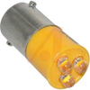 LAMP;T10X25 BA9S 3X3MM LED 24VAC/DC YELLOW W/HALF-WAVE RECTIFIER -- 70118232