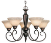 1395 RBZ Mid. Chandeliers-Glass Up - 733841 - Capital Lighting, Inc.