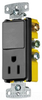 Combination Switch/Receptacle -- RCD108BK - Image