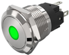 Panel Indicator, Green, 12V, Solder; Led Color Eao - 60AC7402 - Newark, An Avnet Company