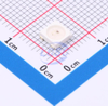 Optocoupler/LED/Digital Tube/Photoelectric Device >> Light Emitting Diodes (LED) - WS2812B-XF02/W - LCSC Electronics Technology (HK) Limited