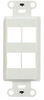 Datacommunication Face Plate - KS426-BK - Legrand - Pass & Seymour