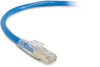 3FT Blue CAT6A 650MHz Patch Cable F/UTP CM Locking Snagless -- C6APC80S-BL-03 - Image