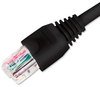 CAT 6 UTP BLACK COLOR 3 FT/0.91M WITH BOOT -- BB-C6UMB3FBLK