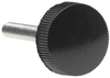 Knob, Round Knurled, Threaded, 20.57Mm; Shaft Type Davies Molding -- 12AC6875