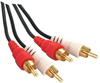 12ft 2 RCA Male to 2 RCA Male Gold Plated  Cable - 255-131 - SFCable.com