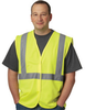 PIP 302-WCENGOR Orange 4XL Polyester Solid High-Visibility & Reflective Vest - Fits 59 in Chest - 28 in Length - 616314-74400 - 616314-74400 - R. S. Hughes Company, Inc.