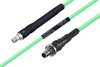 Temperature Conditioned SMA Female to SMA Female Bulkhead Low Loss Cable 24 Inch Length Using PE-P142LL Coax - PE3M0136-24 - Pasternack