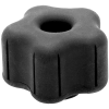 Star Knob - Female; 1.520 in; 3/8-16; Brass -- RK-3 - Image