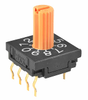 SWITCH ROTARY DIP BCD 100MA 5V - FR01KR10P-W - NKK Switches