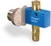 Motor Operated PurgeX for Liquid with External Volume Adjustment, 1 Feed, 1 RPM, 24VDC, Bracket - B3475-B1B024D01 - Oil-Rite Corp.