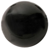 Knob, Ball, Phenolic, 1.39, Black; Shaft Type Davies Molding -- 12AC6749