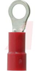 TERMINAL; RING TONQUE; 22-18 AWG; PVC; 4mm (8) - 70053847 - Allied Electronics, Inc.