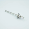 Power Feedthrough, 5000 Volts, 15 Amps, 3 Pins, 0.094″ Nickel Conductors, 1.33″ Conflat Flange - A0277-2-CF - MPF Products, INC.