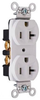 Duplex/Single Receptacle - CRB5362-W - Legrand - Pass & Seymour