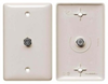 Datacommunication Face Plate with Jack - NS750LA - Hubbell Incorporated