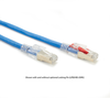 15FT Blue CAT6A 650MHz Patch Cable F/UTP CM Locking Snagless -- C6APC80S-BL-15 - Image