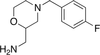 2-Aminomethyl-4-(4-fluorobenzyl)morpholine - 19765 - Medical Isotopes, Inc.