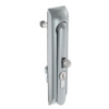 Swinghandle Latch, Large Size - 150 mm , With Padlock Hasp, Use with Linear Actuator or as Single Point Latch, CH 333 Key DIN, Non-Sealed, Zinc Alloy, Satin Chrome Plated - H3-60-223-044 - Southco