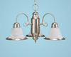 Mid. Chandeliers-Glass Down - 730386 - Capital Lighting, Inc.