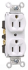 Duplex/Single Receptacle -- 5262-W - Image